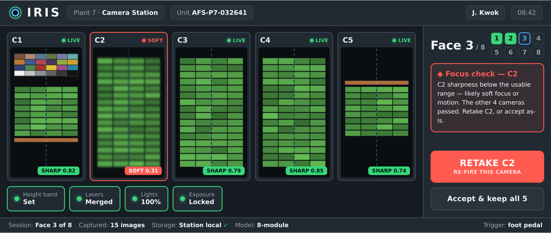 Operator Console (Sample Cam Feed)