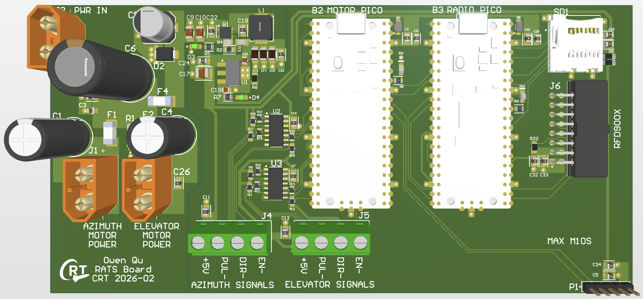 PCB in 3D View